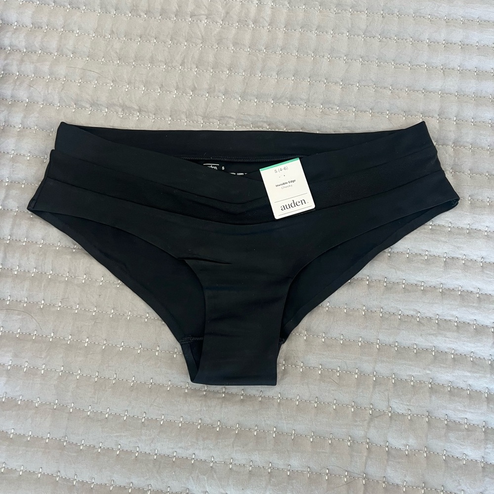 Auden Black Invisible Edge Cheeky Bottom